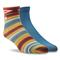 Ariat Women's Print Ankle Socks, 2 Pairs, Muted Serape/sky Blue