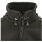 High neck collar with adjustable toggle lock, Black