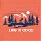 Life is Good Women's Deer Scenic Print Crusher Lite Hooded Shirt, Mango Orange