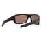 Unobtainium insets keep the Sunglasses from falling off or sliding down, Matte Black/prizm Maritime Polarized