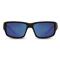 Blue Mirror lenses ideal for reflective open water, Matte Black/blue Mirror