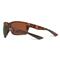 Costa Reefton 580P Polarized Sunglasses, Matte Retro Tortoise/green Mirror