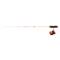 Clam Dave Genz Spring Bobber Ice Fishing Rod and Reel Combo, 25" Length, Ultra Light Power