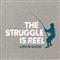 Life is Good Men's The Struggle is Reel Crusher Tee, Heather Gray
