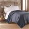 Shavel Home Products Micro Flannel Electric Heated Ultra Velvet Blanket, Indigo