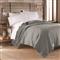 Shavel Home Products Micro Flannel Electric Heated Ultra Velvet Blanket, Smoke
