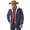 Wrangler Men's Western Sherpa-lined Denim Jacket, Prewash Denim