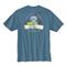 Carhartt Men's Dog Graphic Pocket Shirt, Blue Lagoon Heather