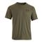 Under Armour Men's Freedom Tech Short Sleeve Shirt, Marine OD Green/Black