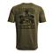 Under Armour Men's Freedom Mission Made Snake Shirt, Marine OD Green/Black