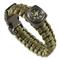 Military Style Paracord Bracelet with Compass, Olive Drab