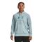 Lightweight, breathable 80/20 cotton/polyester French terry fleece, Opal Blue/cloudeless Sky