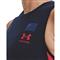 Under Armour Women's Freedom Repeat Muscle Tank Top, Academy/red