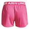 Under Armour Girls' Play Up Twist Shorts, Electro Pink/white