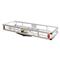 Tow Tuff Hitch Mounted 60" Aluminum Cargo Carrier