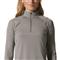 Mountain Hardwear Women's Crater Lake Long Sleeve Half-Zip Pullover, Mantra Grey Heather