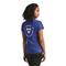 Ariat Women's Laguna Logo V-Neck T-Shirt, Mazarine Blue