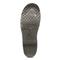 Slip-resistant outsole with clog-resistant tread, Black