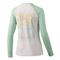 Huk Women's Marlin Palm Horizon Double Header Long-Sleeved Performance Shirt, Beach Glass
