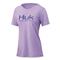 Huk Women's Performance Fishing Logo V-Neck T-Shirt, Lavender Heather