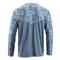 Huk Men's ICON X Running Lakes Shirt, Titanium Blue