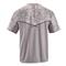 Huk Men's ICON X Running Lakes Short Sleeve Shirt, Overcast Gray