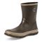 Muck Men's Forager Mid Waterproof Rubber Boots, Dark Brown
