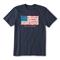 Life Is Good Men's Tie Dye Flag Crusher Shirt, Darkest Blue