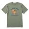 LIfe is Good Men's Call Me Old Fashioned Crusher Tee, Moss Green