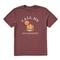 LIfe is Good Men's Call Me Old Fashioned Crusher Tee, Mahogany Brown