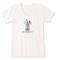 Life Is Good Women's Good Things In A Jar Crusher V-neck T-shirt, Cloud White