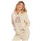 Life Is Good Women's Simply True Hoodie, Putty White