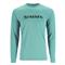 Simms Men's Tech Long-Sleeved Shirt, Gulf Blue