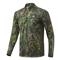 NOMAD Men's Pursuit Quarter-Zip Camo Hunting Shirt, Mossy Oak Shadowleaf