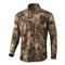NOMAD Men's Stretch-Lite Long-sleeve Camo Hunting Shirt, Mossy Oak Migrate