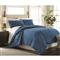 Shavel Home Products Micro Flannel Reversible Comforter Set, Smokey Mtn. Blue