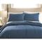 Shavel Home Products Micro Flannel Reversible Comforter Set, Smokey Mtn. Blue
