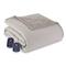Micro Flannel Reversing to Sherpa Electric Blanket, Greystone