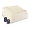 Shavel Home Products Micro Flannel Reversible Electric Blanket, Ivory