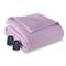 Micro Flannel Reversing to Sherpa Electric Blanket, Amethyst