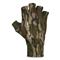 Drake Fingerless Stretch Fit Gloves, Mossy Oak® Greenleaf