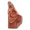 Cebeci Arms Tan Leather IWB Holster, Smith & Wesson M&P9 Shield, Right Hand