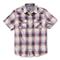 Flag & Anthem Men's Groveton Vintage Washed Western Shirt, Red/white/indigo