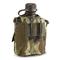 Mil-Tec Plastic Canteen with Woodland Camo Cover