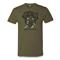 Hunt to Eat Men's Bird Dog Shirt, Military Green