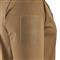 Soft loop shoulder patches for rank and insignia, Tan 499