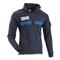 French French Police Surplus Long Sleeve Quarter Zip Pullover, New, Navy