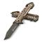 U.S. Marines by MTech M-A1052DT Spring Assisted Knife, Tan