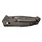 Anodized aluminum handle with Rapid Lock, Black/Green