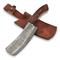 SZCO 12" Damascus Red Twisted Cleaver